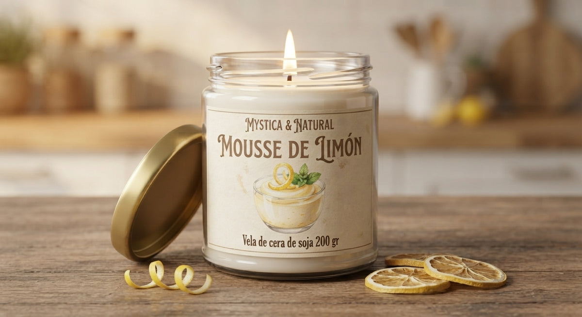 Vela mousse de limón