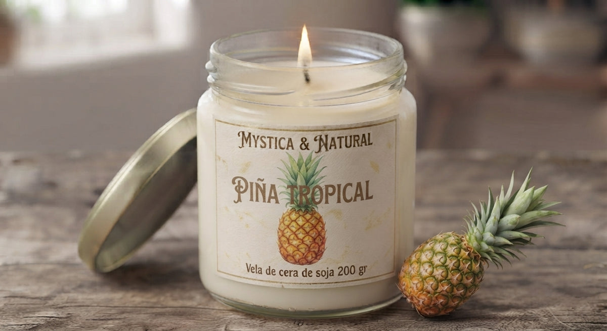 Vela piña tropical